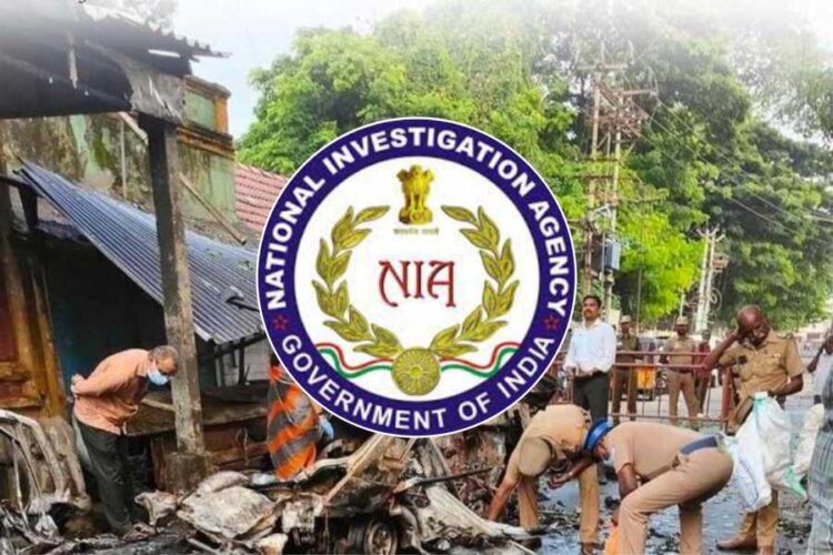 NIA officials in the Coimbatore car blast