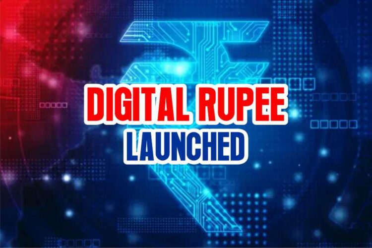 RBI launched DIGITAL RUPEE