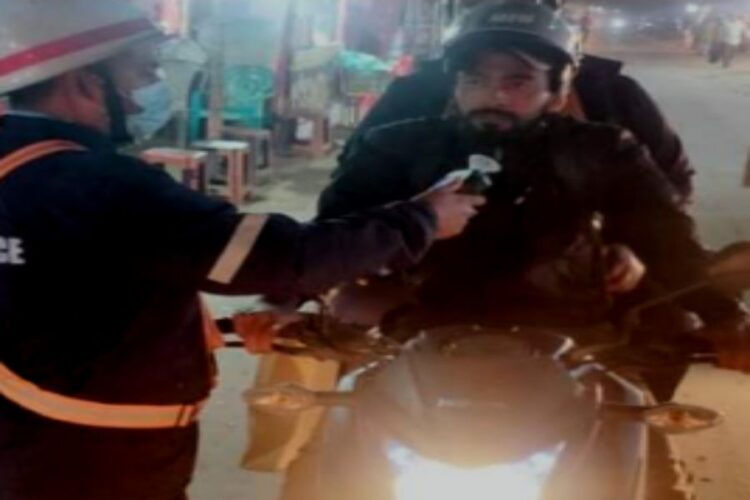 Action by Siliguri Traffic Police