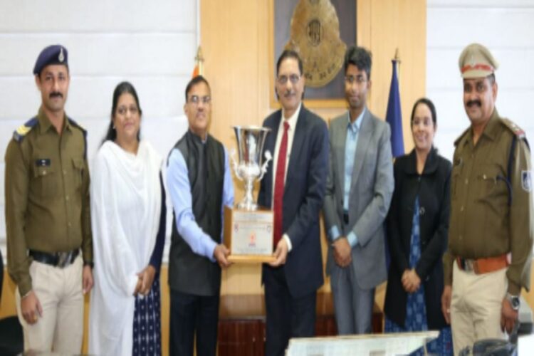 DGP presented with trophy for excellent work in ICJS