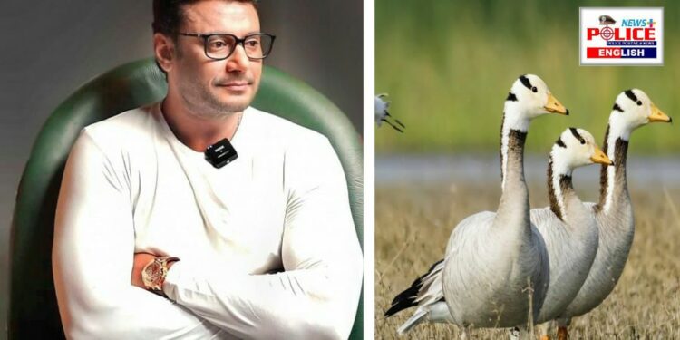 A case has been registered against actor Darshan and wife Vijaya Lakshmi for keeping rare birds