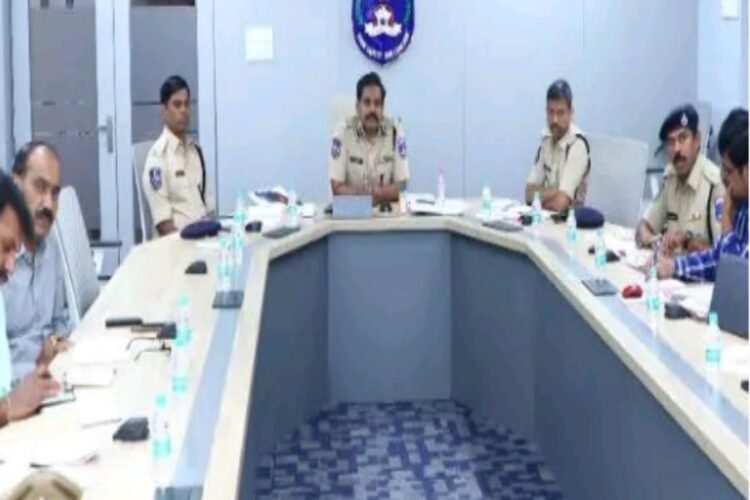 Cyberabad CP held a review meeting