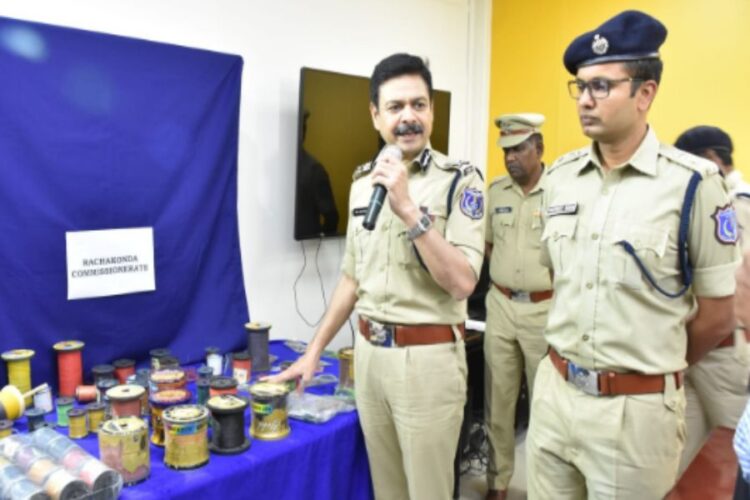 Rachakonda Police took action against Chinese Manjha shops