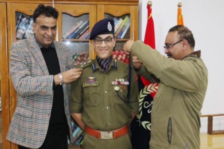 Promotion awarded by DGP to Mr. Imtiyaz Ismail Parray