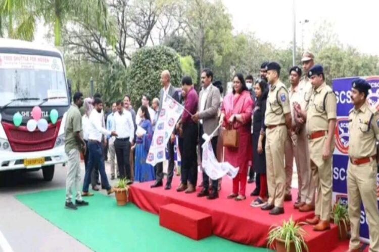 Special bus for females flagged off by CP