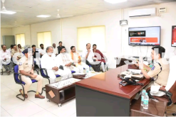 Security review meeting presided over by Mr. D.S. Chauhan IPS