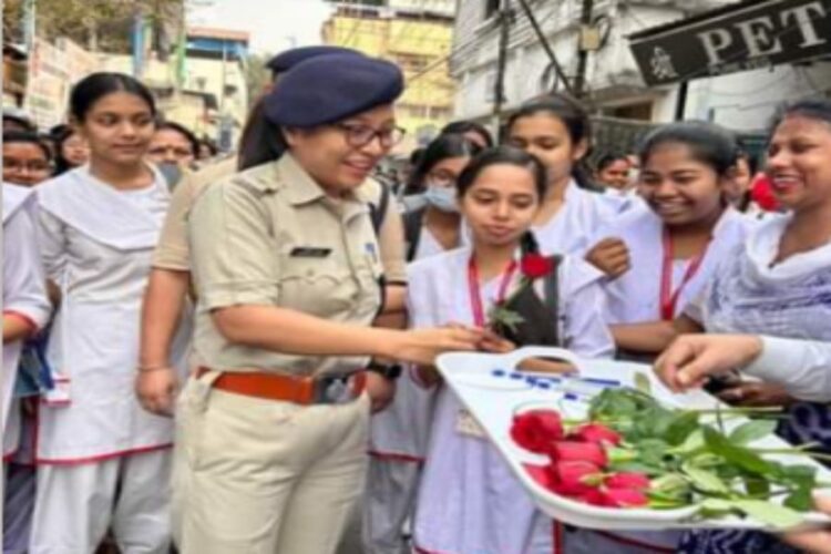 Siliguri Police wish students ahead of exams