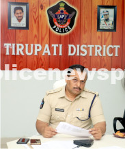 Tirupati SP Reviews Red Sandal Cases