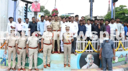 Police Commissioner Honors Raja