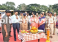 Women Police Celebrate Bathukamma