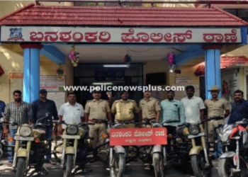Police Arrested two persons who were breaking the locks of two-wheelers and stealing them