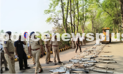 Silencers Destroyed by Hyderabad Police