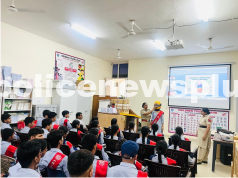 Road Safety Awareness given to students