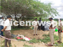 SP Visits Murder Scene