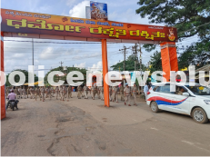 Police conducted Route March