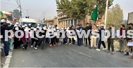 Anantnag Police held a “Run for Unity” to honor heroes