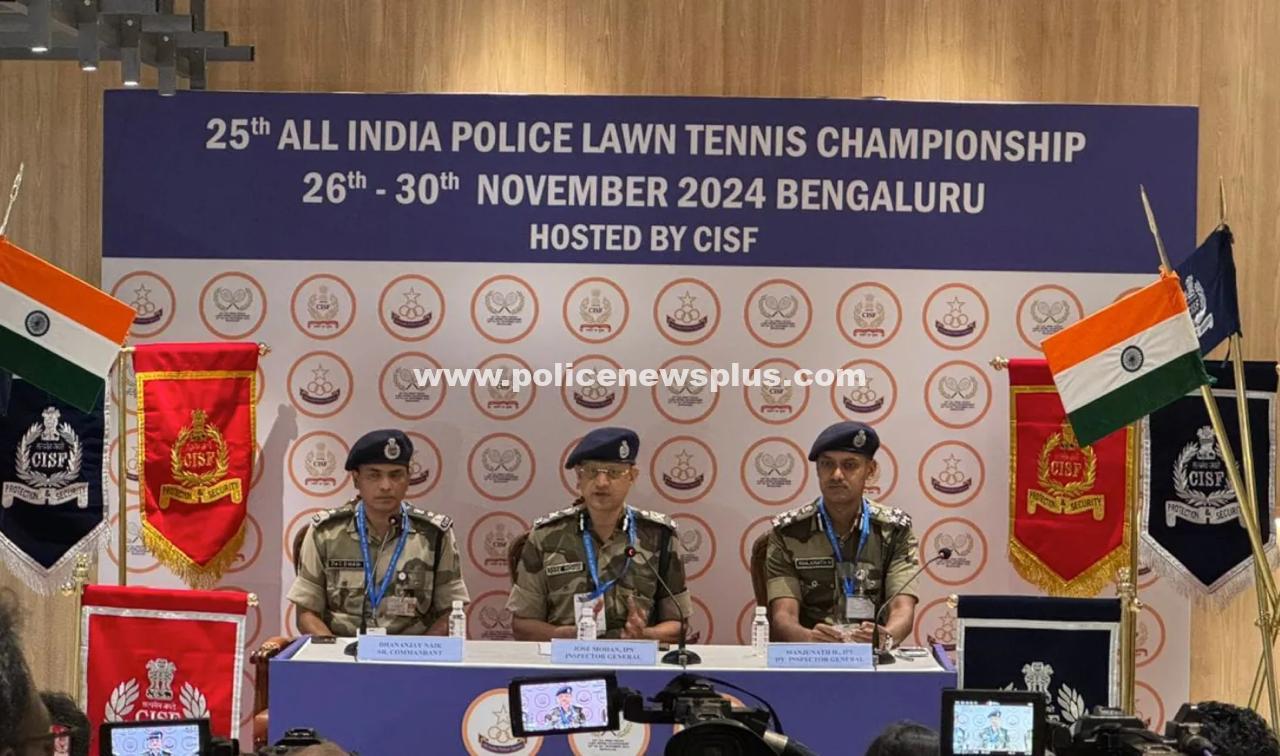 Bengaluru Set to Host 25th All India Police Lawn Tennis Championship