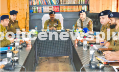 Police Conference held at Anantnag HQ
