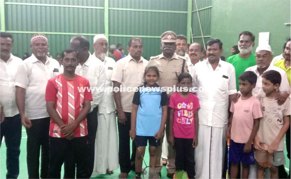 Badminton competition at the district level
