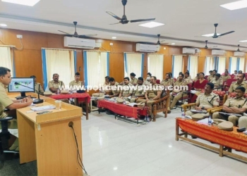 Meeting held at the Police Office Conference Hall