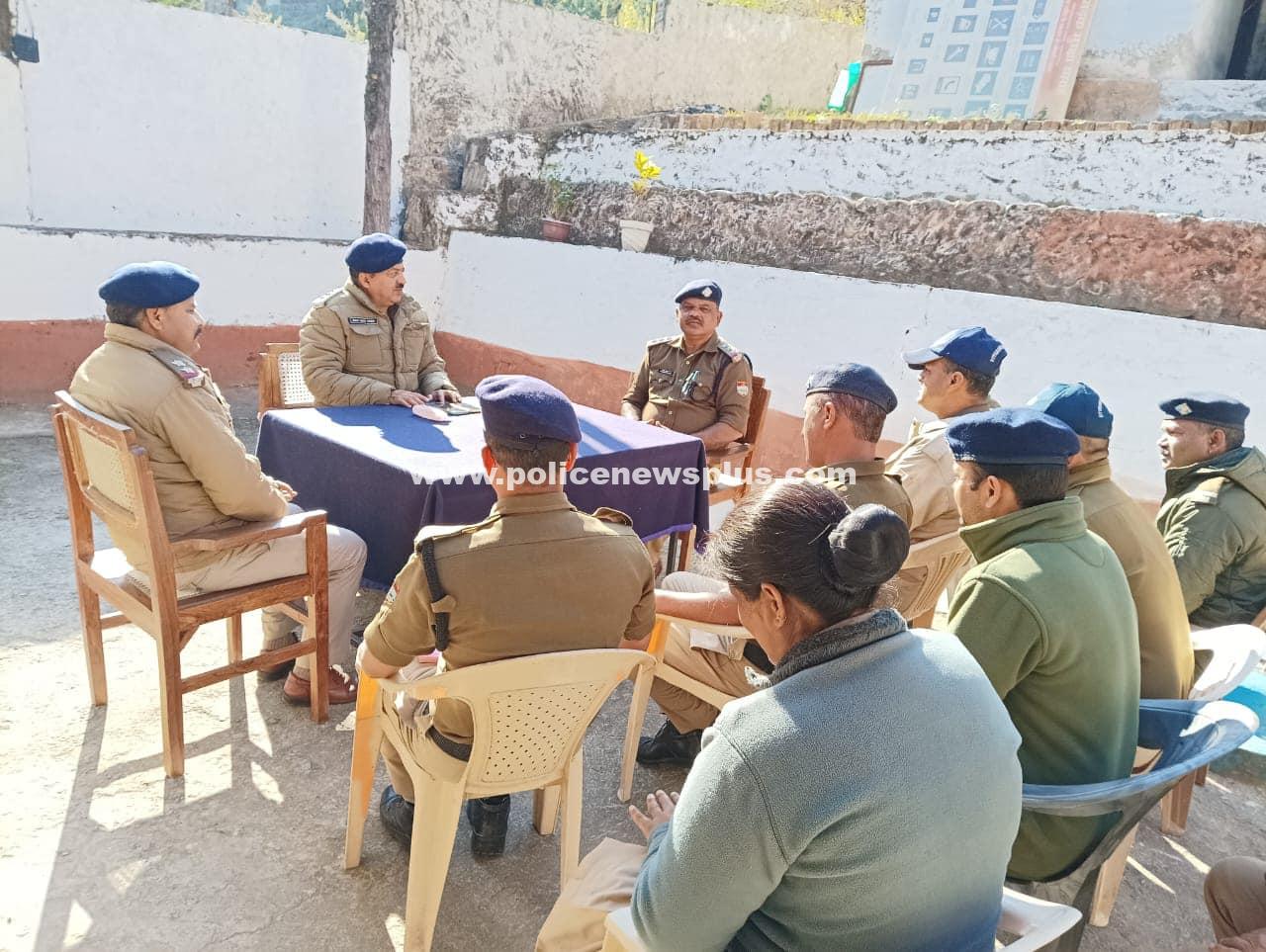 DSP Dharchula, inspected police stations and issued instructions