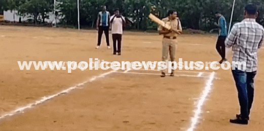 Cricket match hosted by the police
