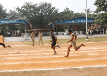 Police Recruitment Exam held in Kakinada District