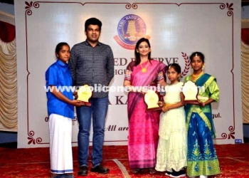 Closing ceremony of the annual parade training for police officers