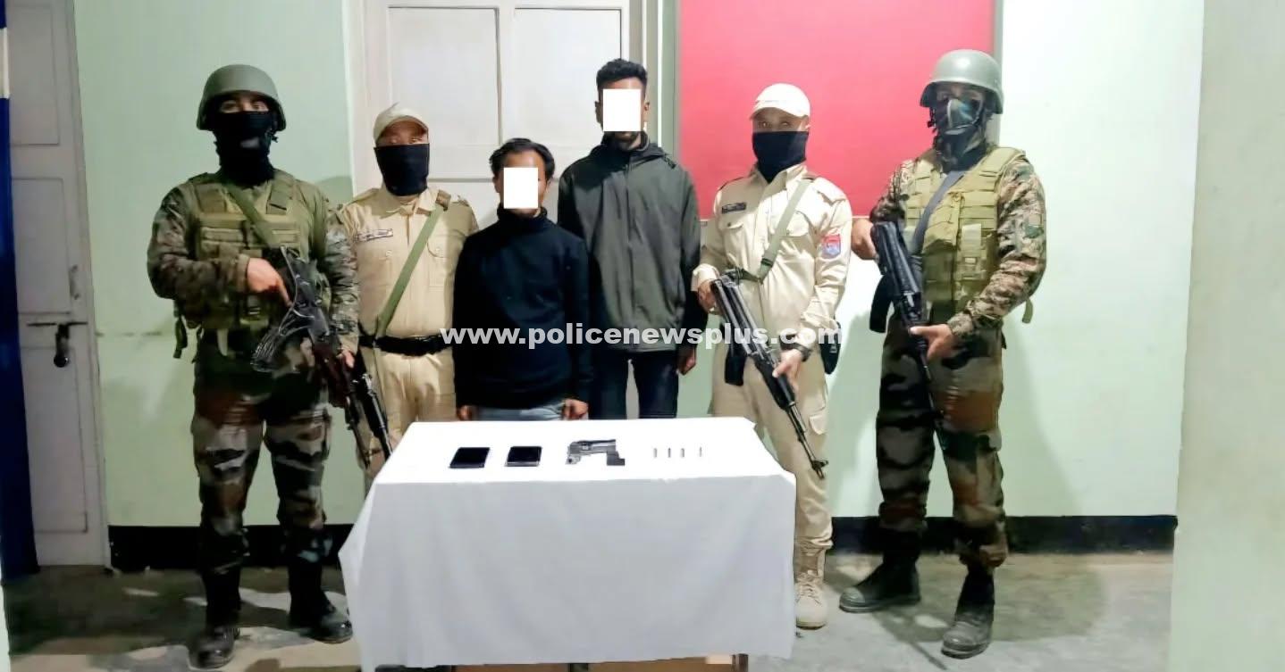 Two KCP (Noyon) Members Arrested with Firearm in Imphal East