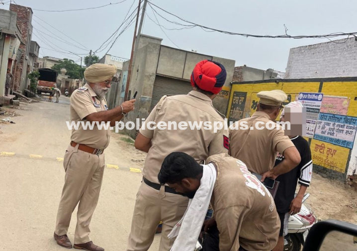 Bathinda Police Target Drug Peddlers