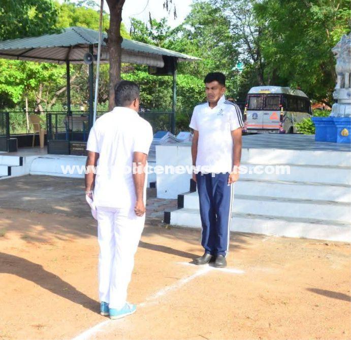 SP Dr. Pradeep Promotes Police Wellness via Yoga