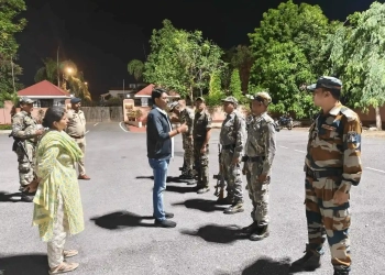 SSP Rajnesh Singh Praises Night Patrol Teams in Bilaspur