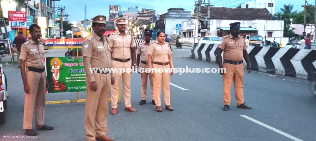 Dindigul Police Intensify Vehicle Checks