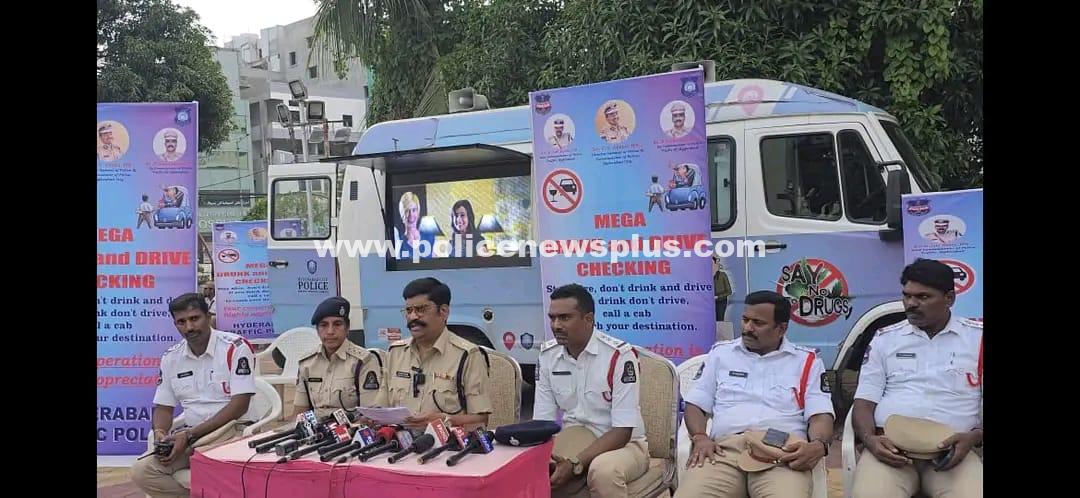 Tolichowki Traffic Police Hold Surprise Drunk Driving Check