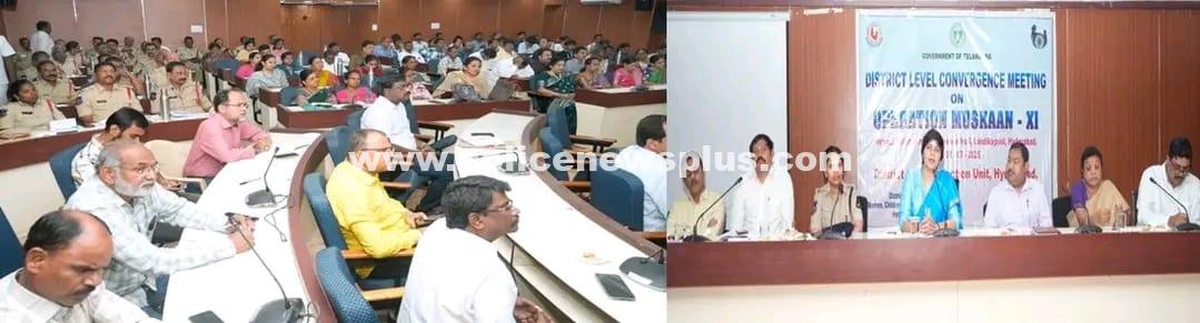 Hyderabad Hosts Operation Muskan-XI 2025 Meeting