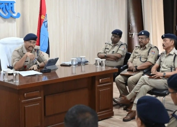 SSP Almora Reviews Crime, Election, Monsoon Plans