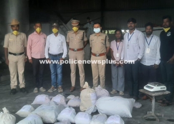 Chikkamagaluru Police Destroy Seized Ganja