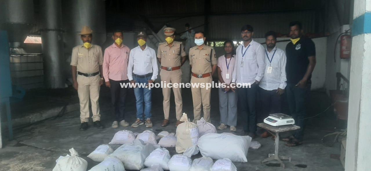 Chikkamagaluru Police Destroy Seized Ganja