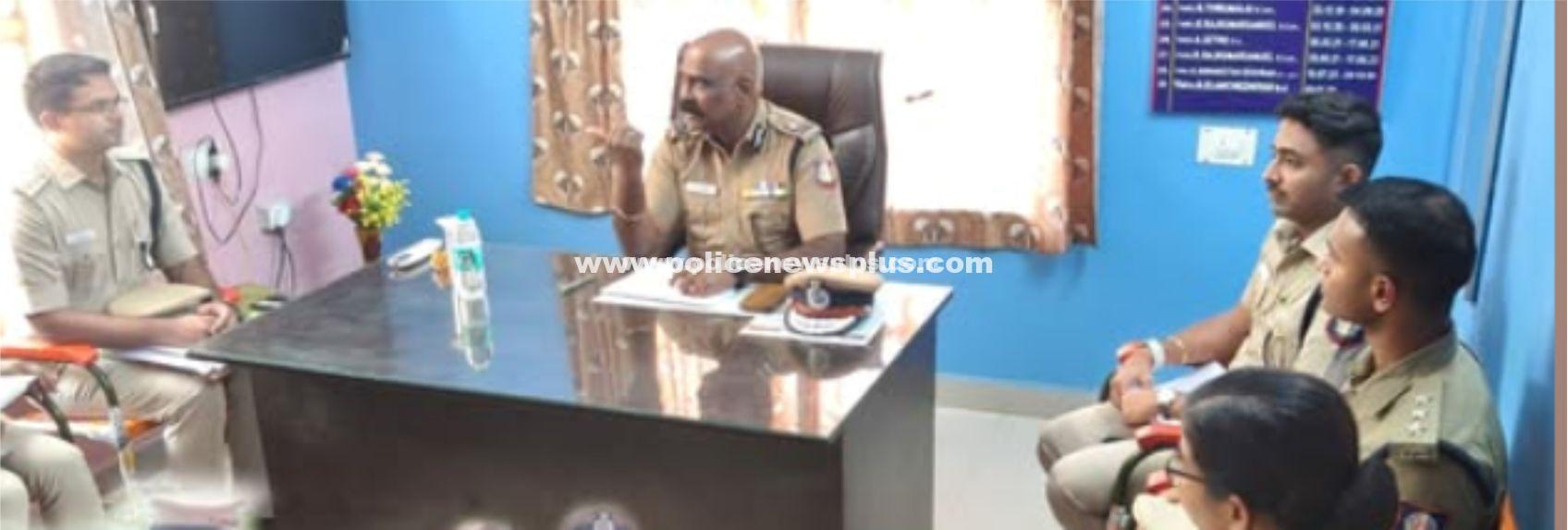 ADGP Reviews Security in Ramanathapuram