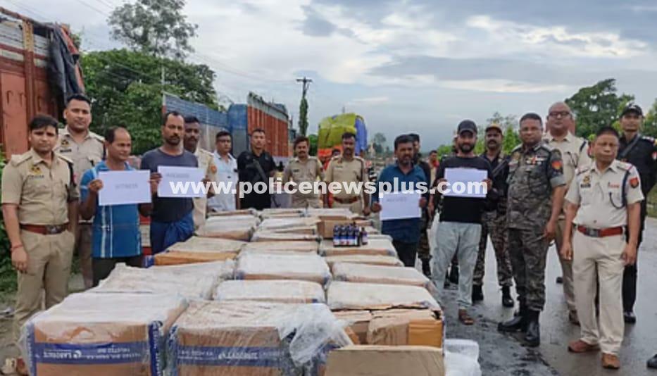Cachar Police Seize Illegal Syrup