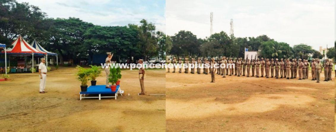 SP Inspects Police Parade Training
