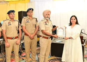 SSP Bathinda Felicitates Dedicated Officers