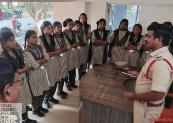 SP KV Maheshwara Reddy Conducts Student Awareness Programs