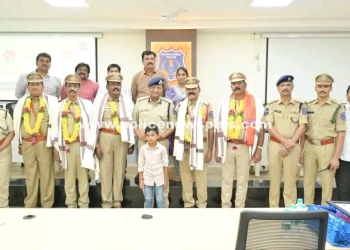 CP Sudheer Babu Honors Retirees