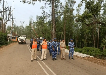 Route March Conducted for Area Familiarization