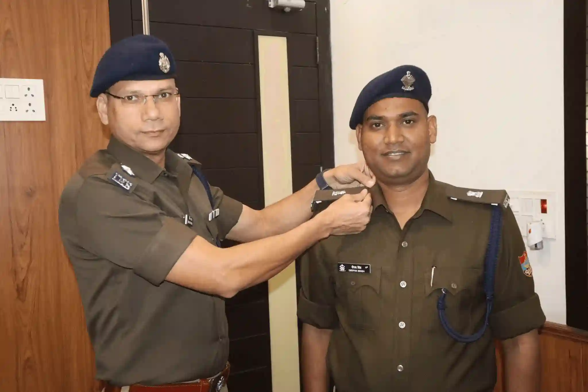 SSP Felicitates Deepak Singh’s Promotion