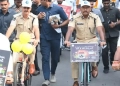 Police Lead Abhyudayam Cycle Drive
